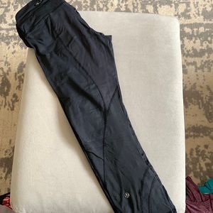 Lululemon run inspire leggings, size 4, black